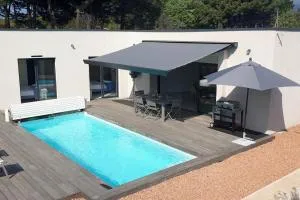Villa Rossa 6 pers dans résidence avec piscine chauffée privée - Lecci