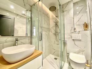 Appartements Bioves en Duplex-climatisation-centre ville-plage : photos des chambres