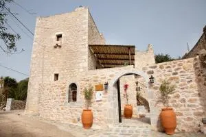 Dandy Villas Mani - Old Tower House - Fireplace - Pool - Psíon