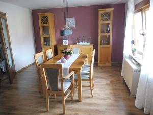 Apartment with terrace and pool in the garden