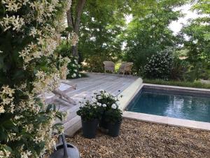 Maisons de vacances Scenic holiday home in Vaison-la-Romaine with garden : photos des chambres