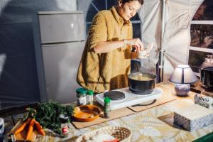 Campings Le repere du pin sec - Glamping & Surfcamp : photos des chambres