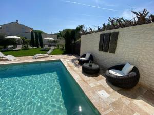 Maisons de vacances Mas Beau Soleil & Spa Gites de Charme avec Jacuzzi Prive : photos des chambres