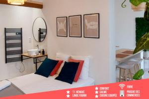 Appartements Artpink - Ideal Pros - Proche commerces - Agathor : photos des chambres