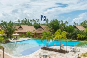 Flat com varanda+2qt no Eco Resort