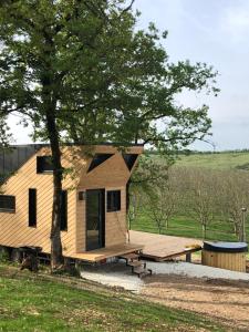 Tiny House et bain nordique à  la ferme