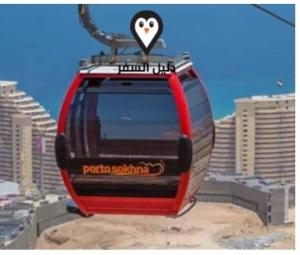 شقه للايجار بورتو السخنه ألعاب مائية فرش مميز فندقي مكيفه