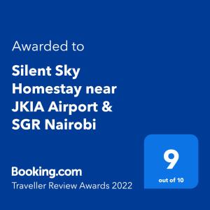 Silent Sky Homestay near JKIA Airport & SGR Nairobi