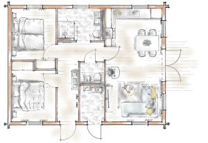 Ökologisches Holzblock-Ferienhaus Lauterdörfle 150 - Baujahr 2022 - mit gratis AlbCard