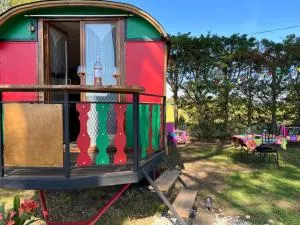 Roulotte en Camargue-Hébergement insolite "LA ROULOTTE DE ROMIE", à 15 minutes d'AIGUES-MORTES - 希维雷尔