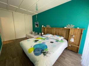 Maisons de vacances La Maison Blanche de Lanton : photos des chambres