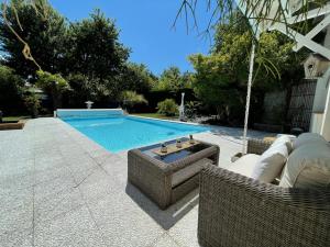 Maisons de vacances La Maison Blanche de Lanton : photos des chambres