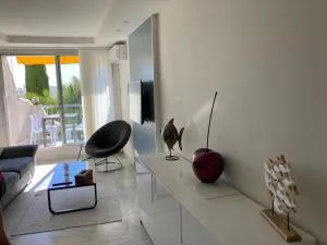 Ancre bleue***, 1ère ligne plage, piscine, Clim. - La Grande-Motte