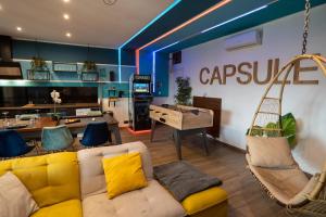 Appartements Capsule Gaming balneo & billard & babyfoot & sauna 2 chambres : photos des chambres