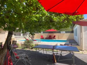 Villas Au pont des Charettes - Villa piscine et SPA : photos des chambres