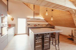Appartements Chalet Kabane, NEUF, pied des pistes et garage : photos des chambres
