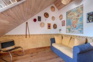 Maisons de vacances Maison familiale pour 6 personnes atypique et coloree ! : photos des chambres