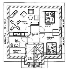 Ferienhaus Karola, Wohnung 2 - OG