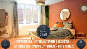 Appartements Appart Chill & Free - Proche Centre Valenciennes - Parking Gratuit : Appartement 1 Chambre