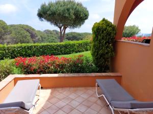 Hotels Hotel les Bouis - Vue mer : Chambre Double - Vue sur Jardin