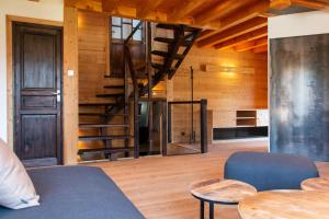Chalets Chalet premium -Acces pied de piste en navette : photos des chambres