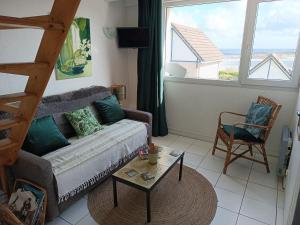 Maisons de vacances Maisonnette VUE MER PANORAMIQUE Trestel plage 4 personnes : photos des chambres
