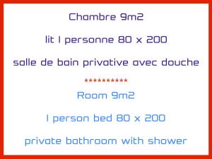 Small Single Room (without Hot Tub) 9M² room in Hotel Villa Rose
