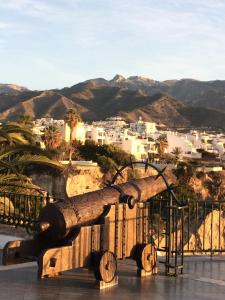 Sea & pool view garden apartment Las Palmeras Nerja