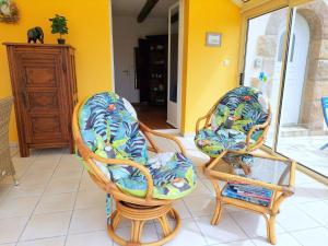 Maisons de vacances Cottage, Plouescat : photos des chambres