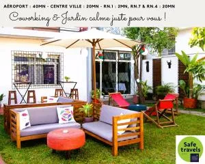 Villa Mahefa - WIFI - Canal Plus - Terrasse & Jardin - Imerintsiatosika