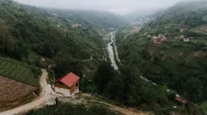 Tepe dağ evleri - Çamlıhemşin