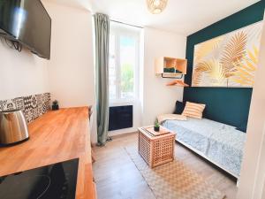 Appartements Le Bourget - petit studio - Grenoble : photos des chambres