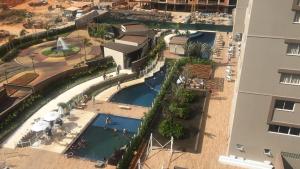 Apartamento no Evian Thermas Residence a 1 km do centro de Caldas Novas