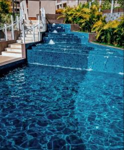 Apartamento no Evian Thermas Residence a 1 km do centro de Caldas Novas