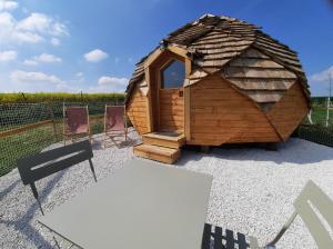 Sejours a la campagne La Ferme de la loge : Chambre Lit Queen-Size avec Baignoire Spa