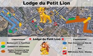 Appartements Lodge Du Petit Lion proche DISNEYLAND PARIS : photos des chambres