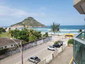 Flat vista mar na praia da macumba