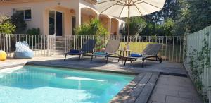Villa Ribba 6 pers piscine 5 min plage en voiture