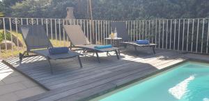 Villa Ribba 6 pers piscine 5 min plage en voiture