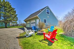 Nautical Lubec Cottage w Fire Pit & Grill!