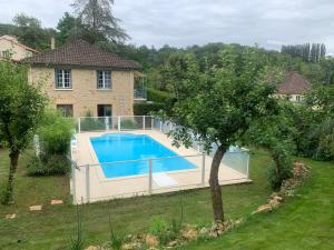 Superbe Villa Piscine Le Céladore de Sarlat Climatisé, 7 Min à pied du Centre