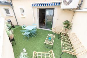 Maisons de vacances La Bigote-IDEAL GROUPE-6 CHAMBRES-BILLARD-TERRASSE : photos des chambres