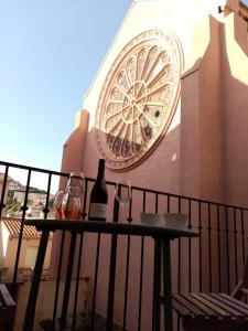 Maisons d'hotes La villa Rosace : Chambre Double avec Terrasse