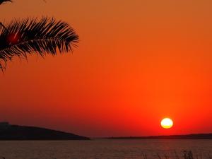 Sunset Pounda Paros Greece