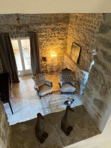 Maisons de vacances Mas de charme Jas de Berrias piscine proche Les Vans Ruoms Gorges Ardeche : photos des chambres
