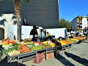 Studio mezzanine 4 couchages à Cavalaire avec terrasse, ascenseur, lave-vaisselle et lave-linge - FR-1-226B-27
