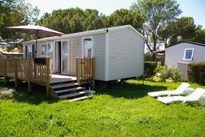 Maisons de vacances Mobile Home OuiReves 39 facing the Mediterranean : photos des chambres