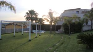 appartamento in villa con piscina