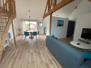 Barneville Plage appart cosy avec terrasse 150m de la mer