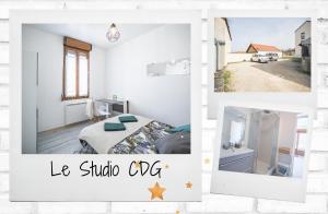 Appartements Studio CDG - Parking Public Gratuit - Prox Outlet et Troyes : photos des chambres